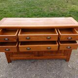 Industrial Wooden Furniture, 6 Drawers.