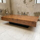 Table basse italienne laque loupe d’orme