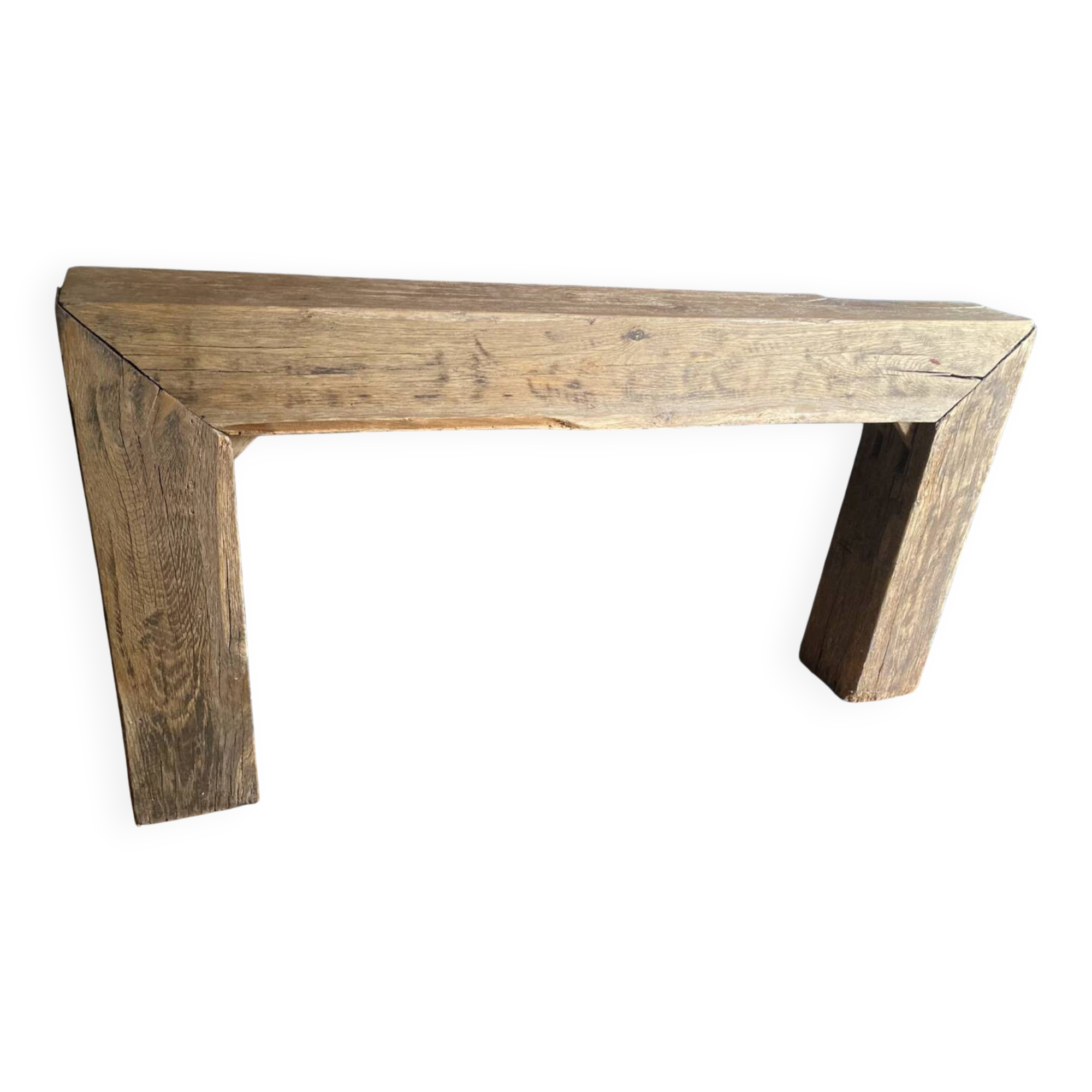 Console chêne massif