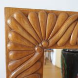 Solid wood mirror 1960
