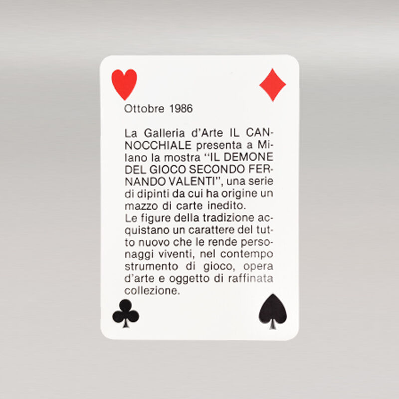 1980s Playing Cards Box by Piero Fornasetti