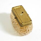 Beautiful original Mid Century Modern glass bubble wall lamp