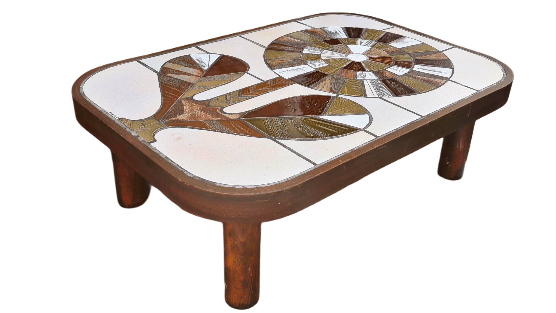 Shogun coffee table flower Roger Capron