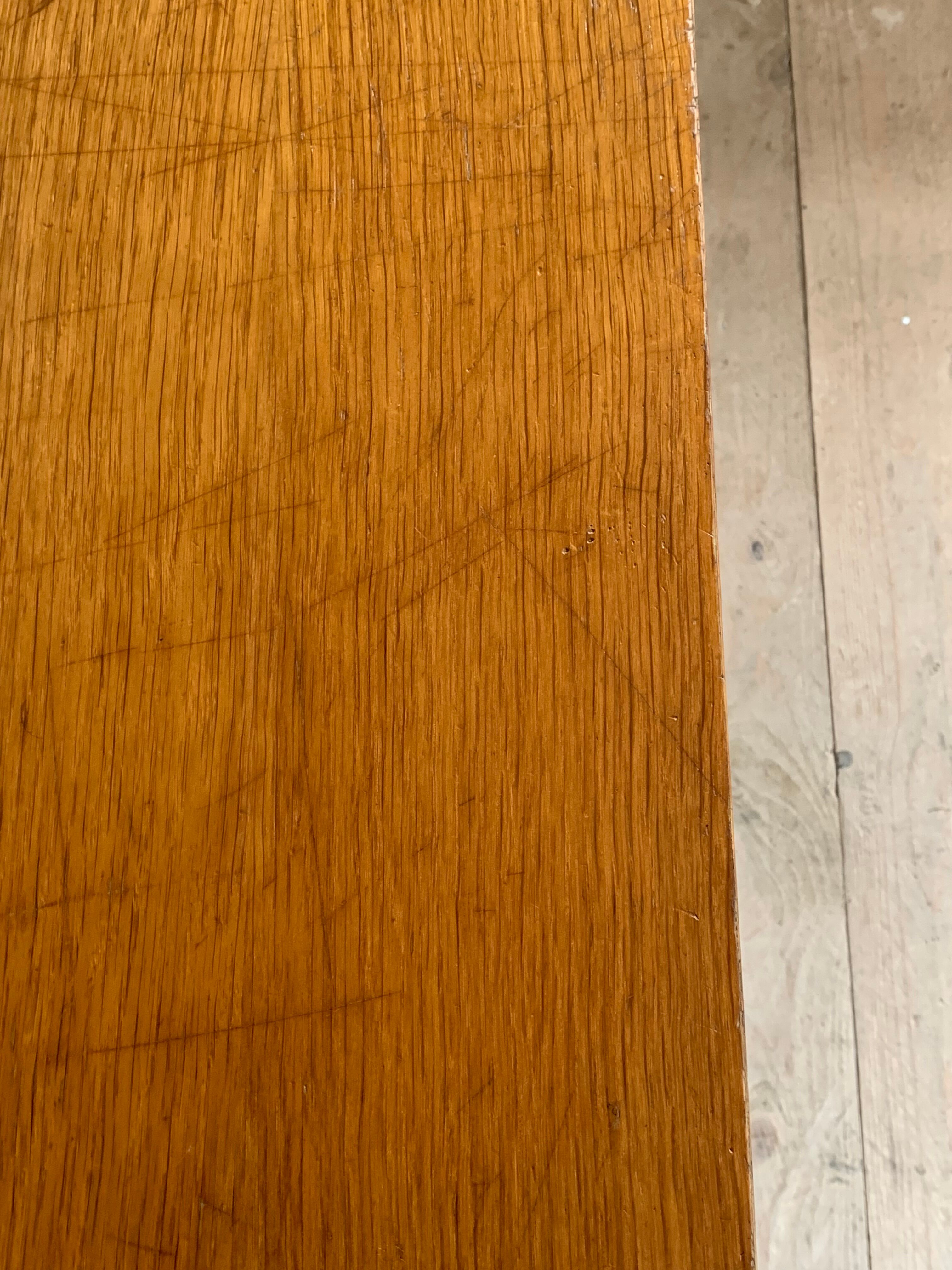 Vintage modernist oak desk