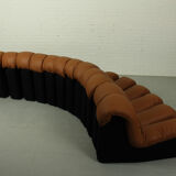 DS-600 'Non Stop' sofa by Eleonore Peduzzi Riva for De Sede with 12 elements, Switzerland 1970s
