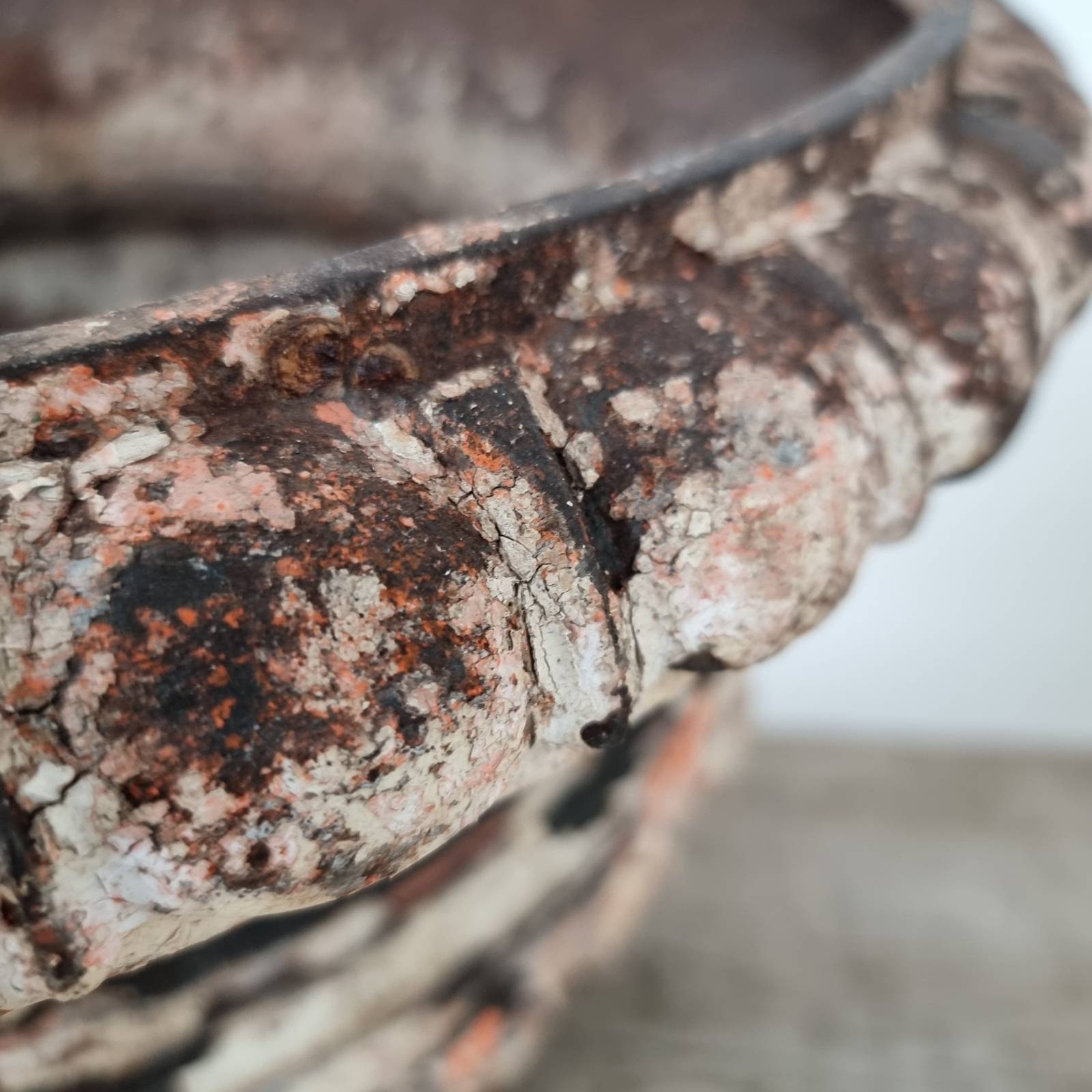 Paire de vasques en fonte 19ème