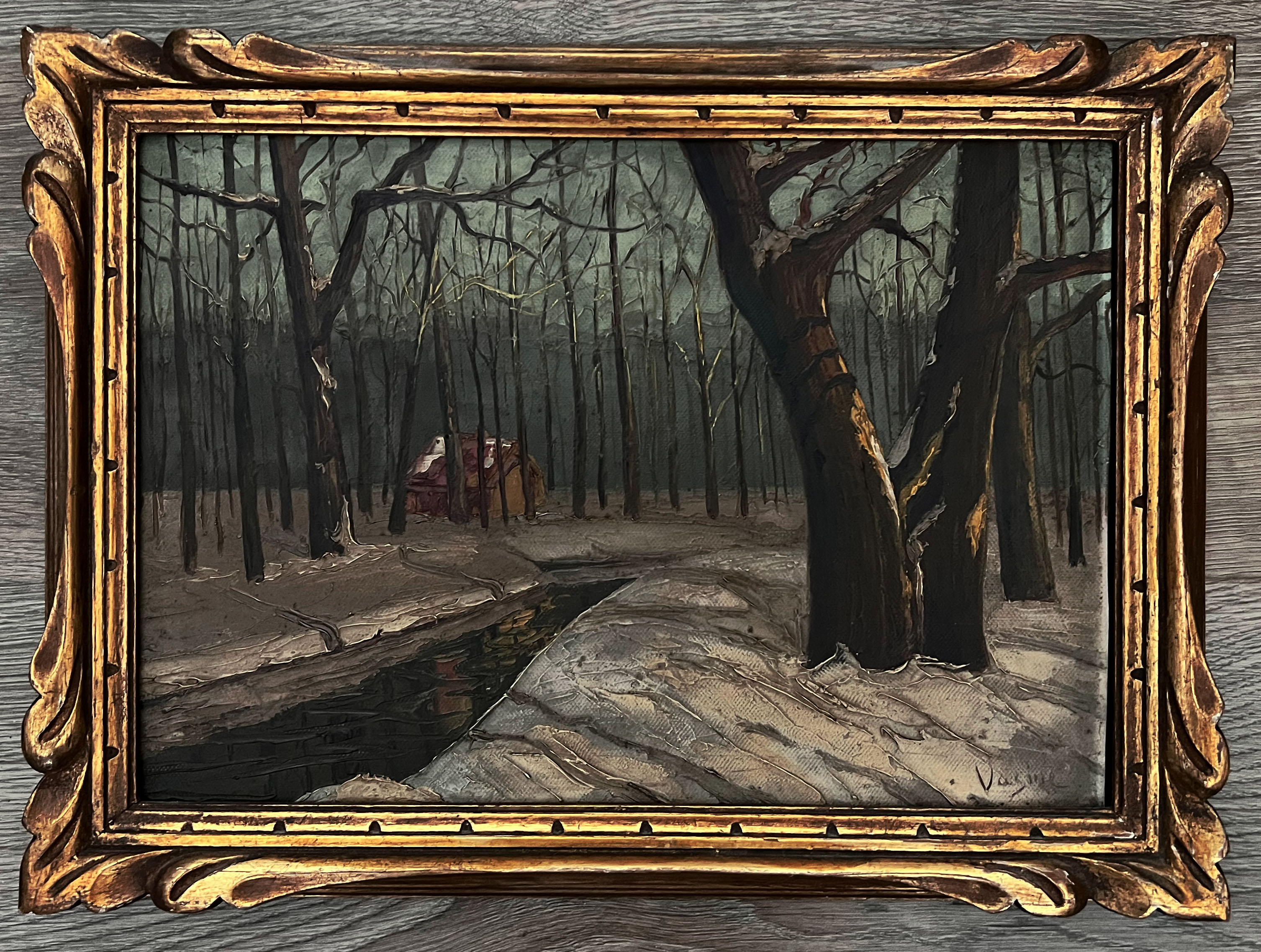 "La forêt sous la neige" par Dimitri Vazine