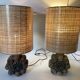 Pair of Bernard Rooke lamps, 1970
