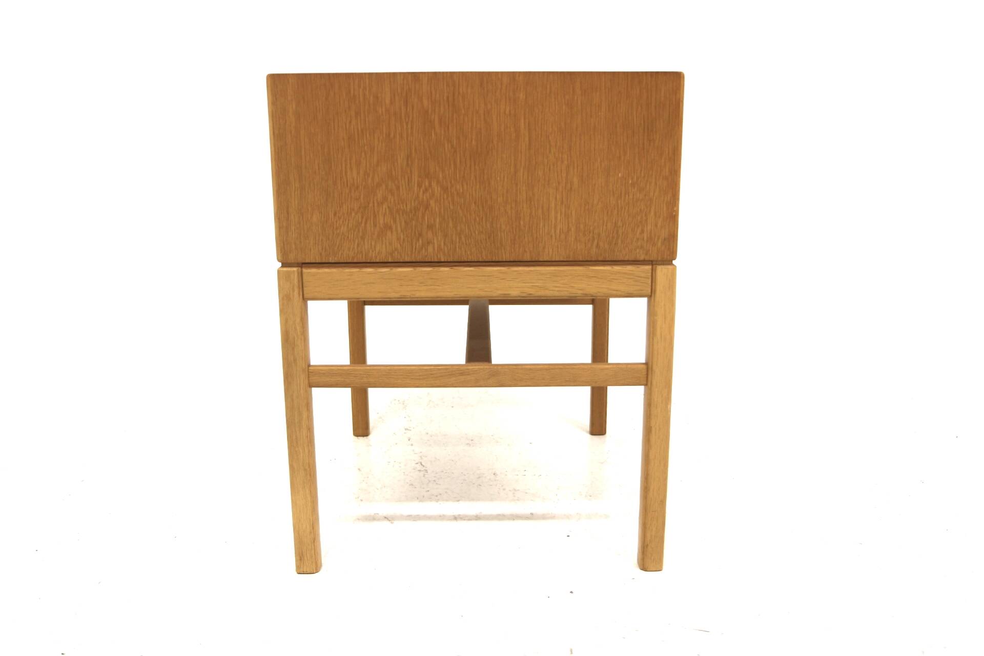 "Casino" oak bedside table, Engström & Myrstran, Sweden, 1960s