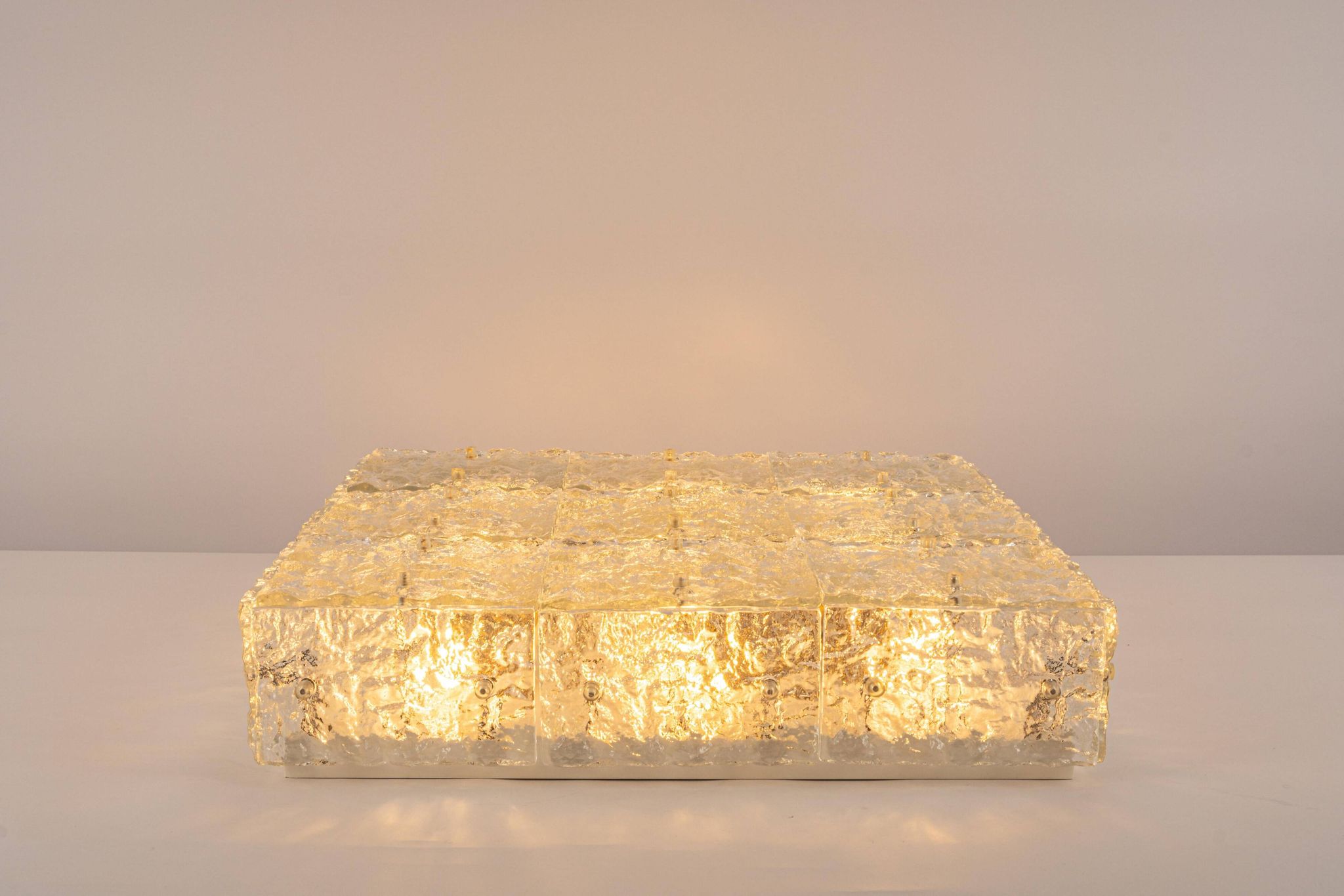 Large Murano glass ceiling light by Kalmar, Austria, 1960s.