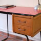 Vintage red formica desk