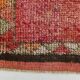 Tapis oriental turc rouge et rose, 88 x 329 cm