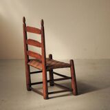Low chair in Shaker style, United States, circa 1900