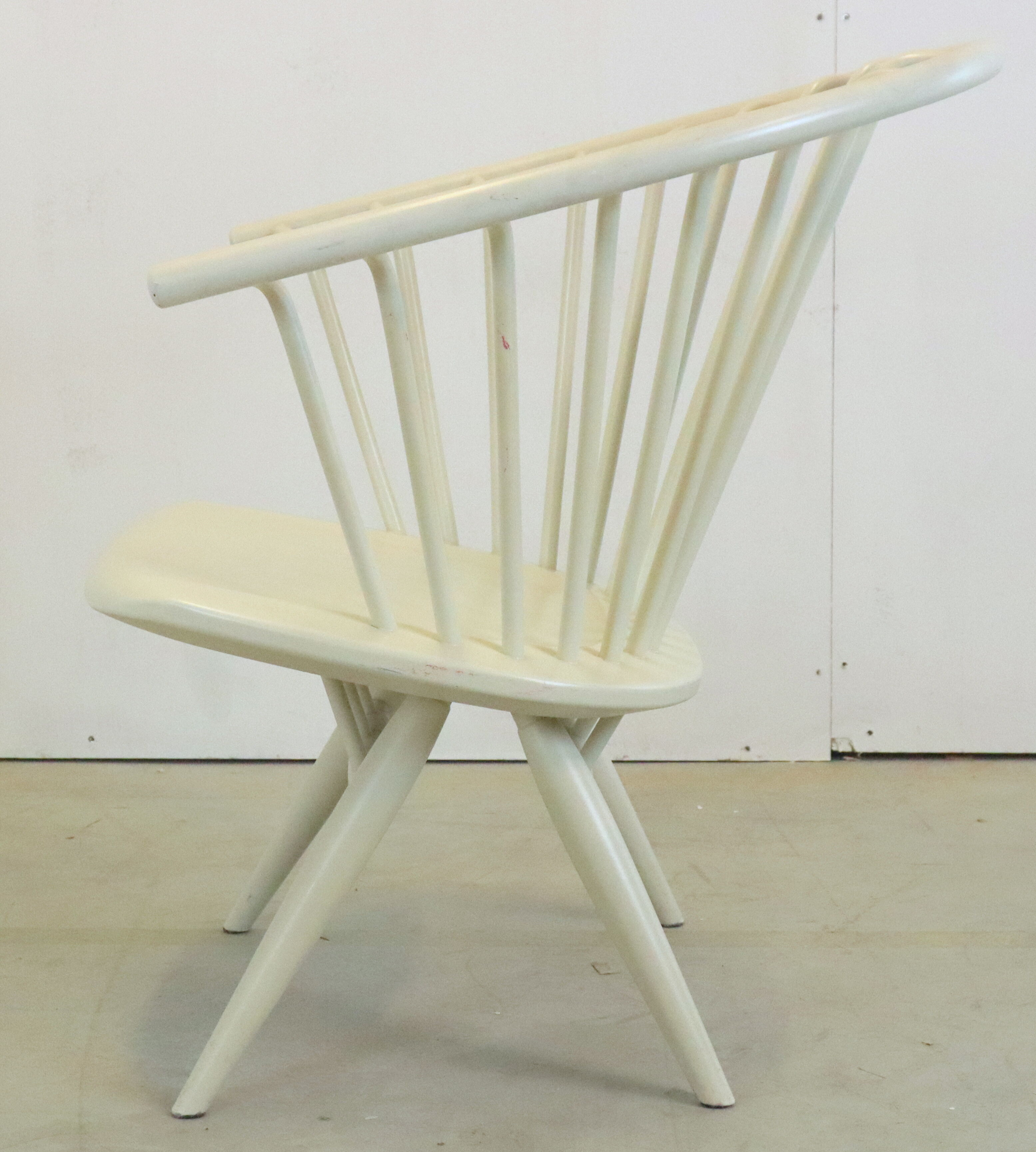 Crinolette vintage design armchair by Ilmari Tapiovaara for Asko