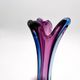Large Sommerso Vase Murano Violet Blue 34cm