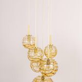 Grand cascading chandelier in Murano glass by Doria, Germany, 1970s.