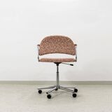 Chaise de bureau vintage de Kovona en tissu Kvadrat, années 1990.