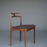 Dining chairs model 94 by Johannes Andersen for Christian Linneberg, Denmark. Set of 6.