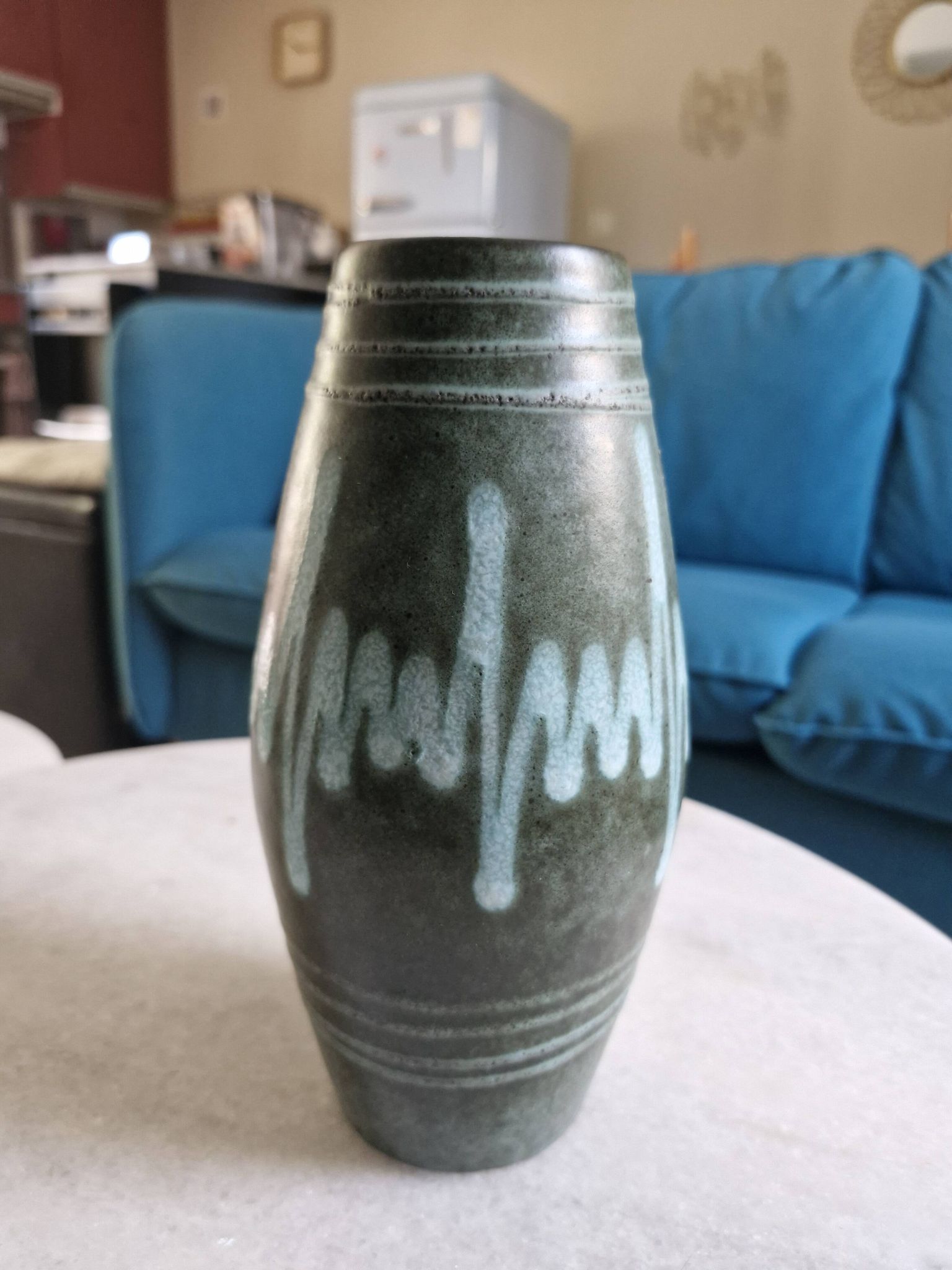 Vase vintage en céramique Scheurich - West Germany