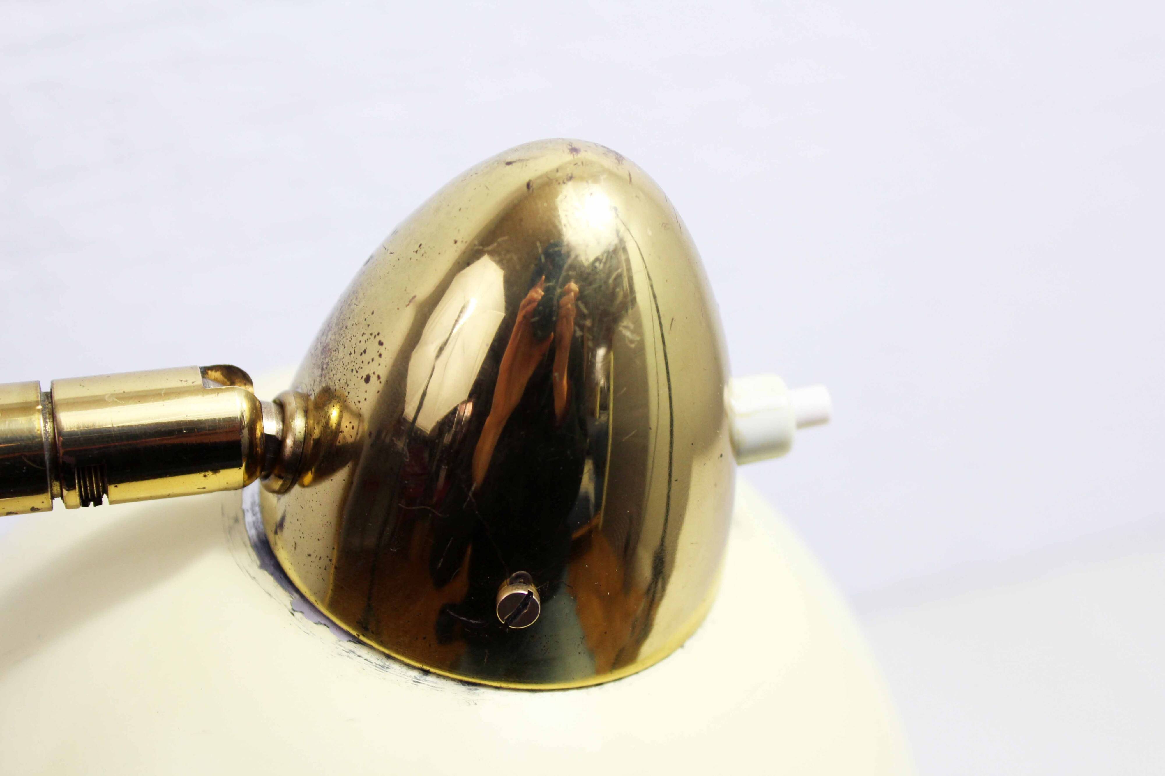 1950s vice workshop lamp
