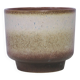 Brown & beige West Germany flower pot