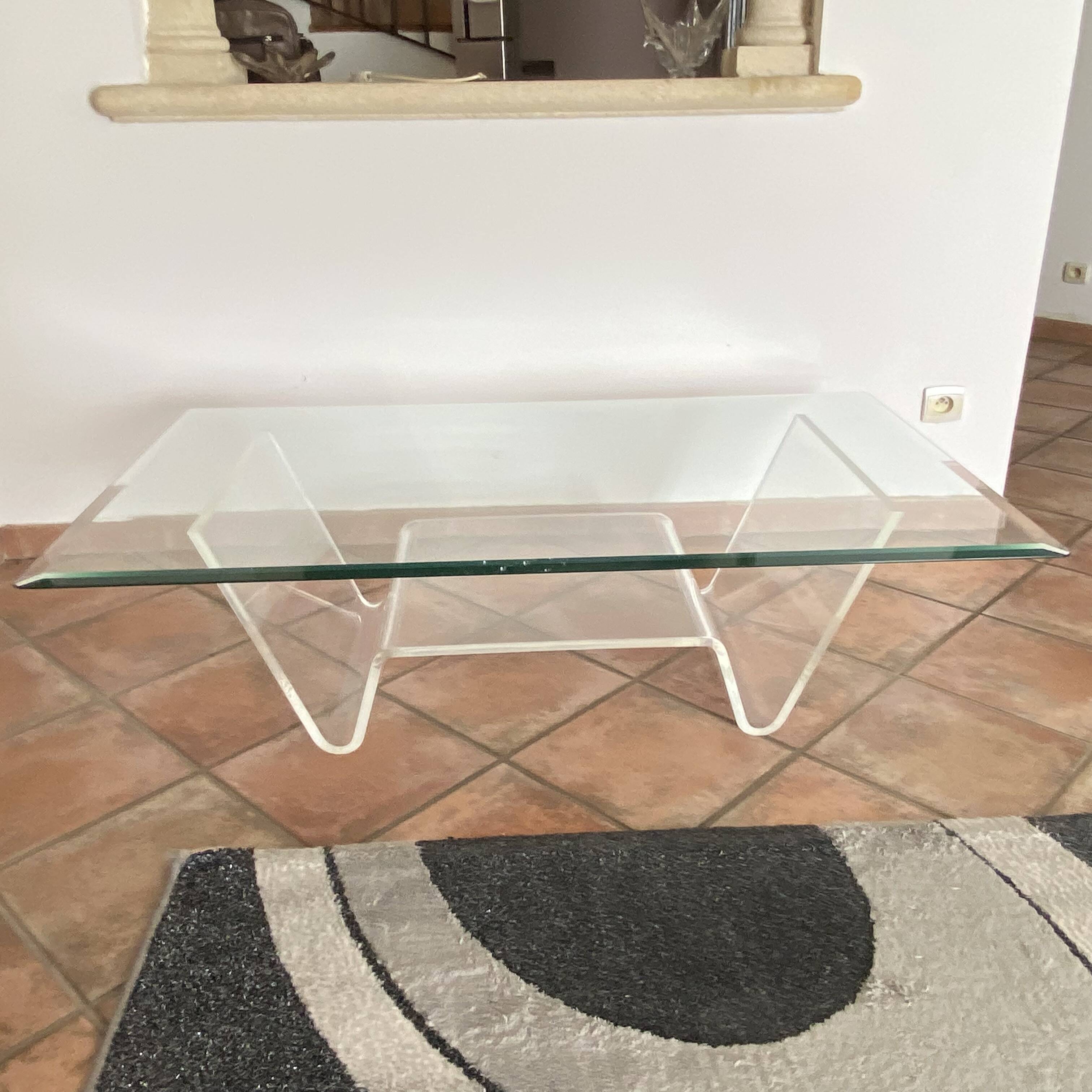 David lange coffee table. 1980. 130x80.