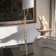 Wall glass floor lamp