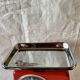 Stube vintage red lacquered metal kitchen scale - force 10
