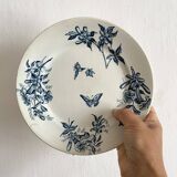 Badonviller ironstone dessert plates "Virginia Jasmine"