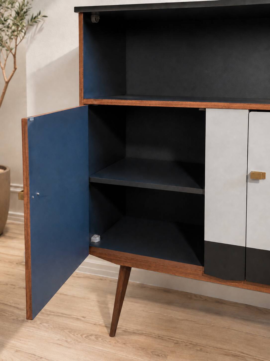 Renovated and restyled vintage sideboard
