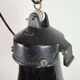 Industrial Black Enamel Bauhaus Pendant Lamp, 1930s