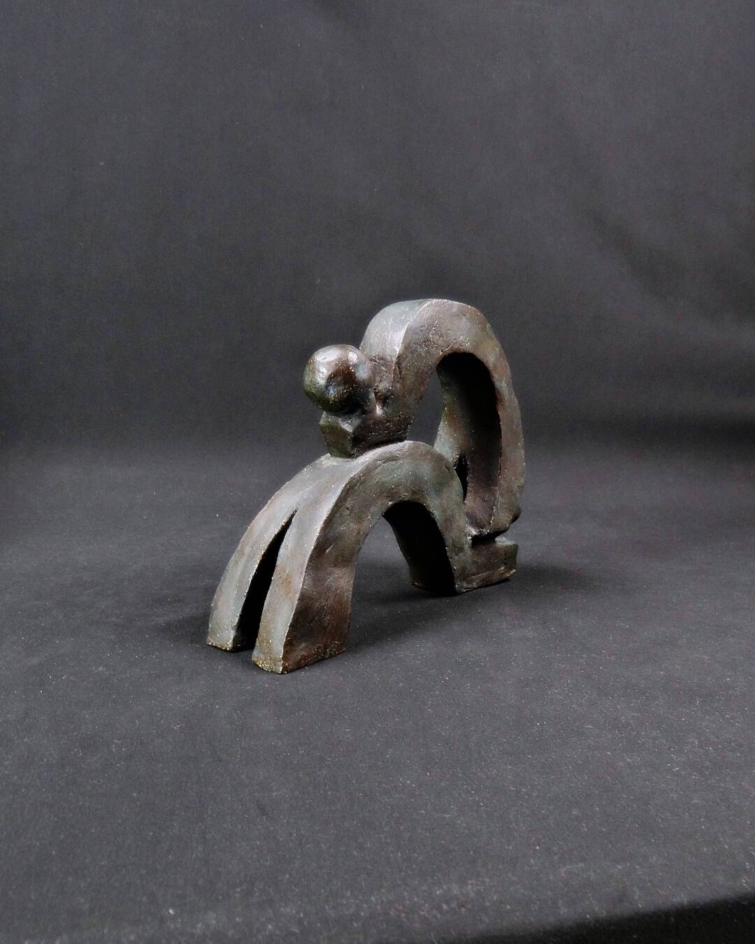 "Union of Movements" Contemporary and abstract terracotta sculpture