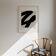 Framed abstract giclee art print 50x70cm
