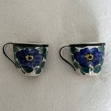 Lunéville K & G Coffee Cups - Early 1900s