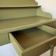 Green wooden dressing table