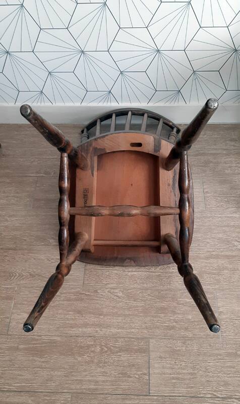 Série de 4 chaises signées Baumann modèle « Tacoma » années 60.