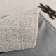 Tapis de couloir contemporain blanc et noir 2x9, 76x263 cm