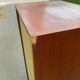 Scandinavian shoe storage cabinet in oak 1960