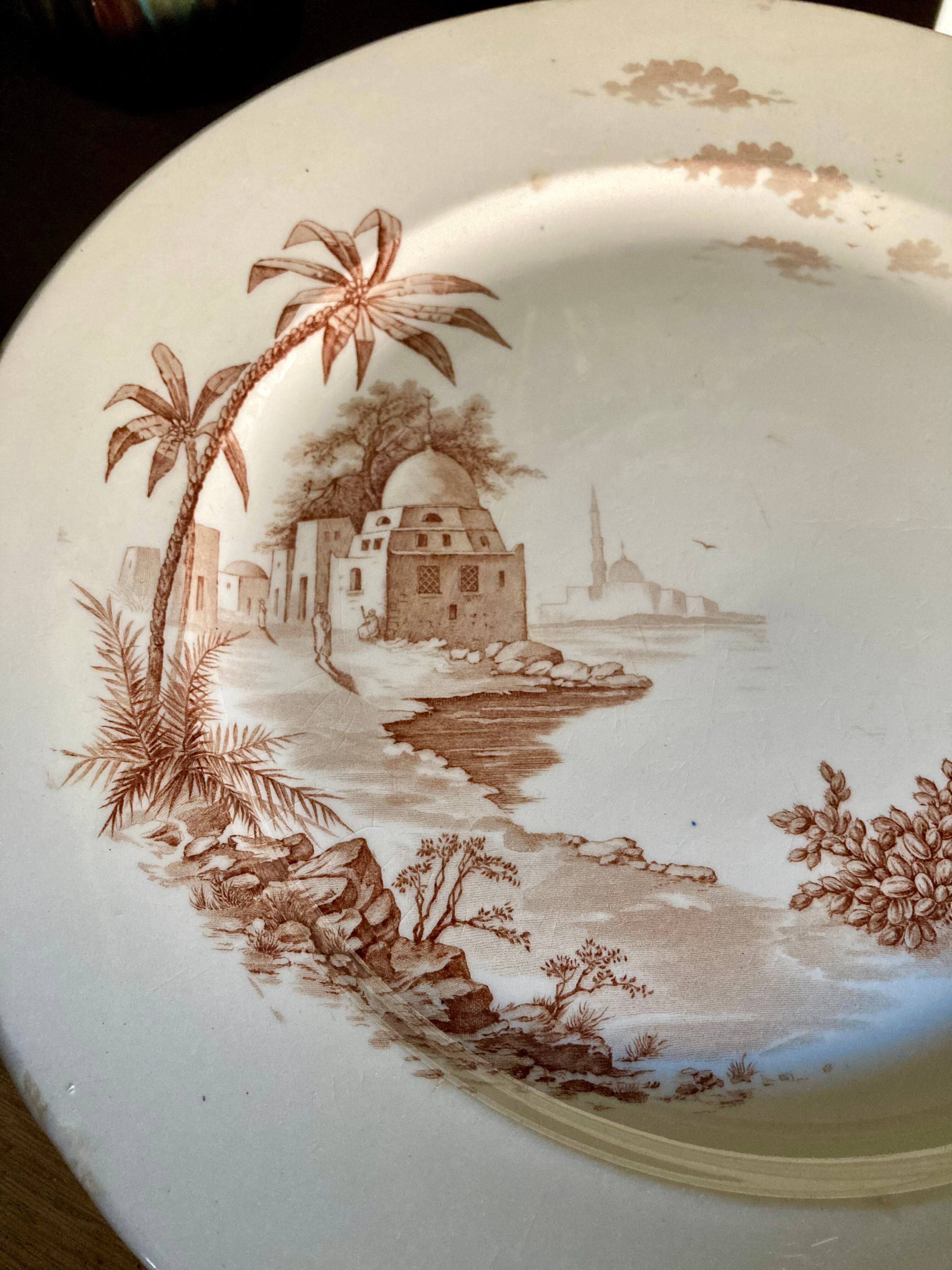 Serving dish Gien Revues d'Orient