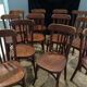 Suite  de 12 chaises de bistrot Baumann 1920