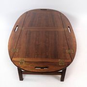Butler's tray in rosewood of Danish design from the 1960s