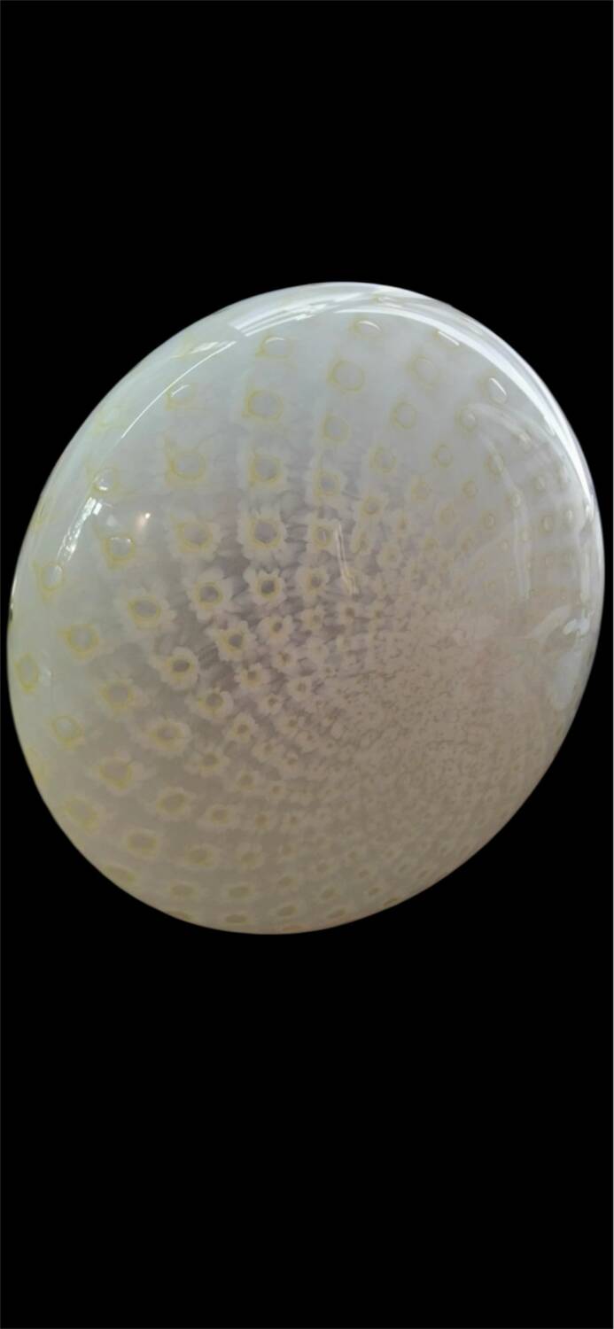 Barovier Toso ceiling light, mille-fleurs design, Murano glass, Italy, 1970