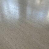 Travertine coffee table Roche Bobois