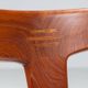 Erik Andersen & Palle Pedersen T-chair model 68 in teak Randers Denmark 1960
