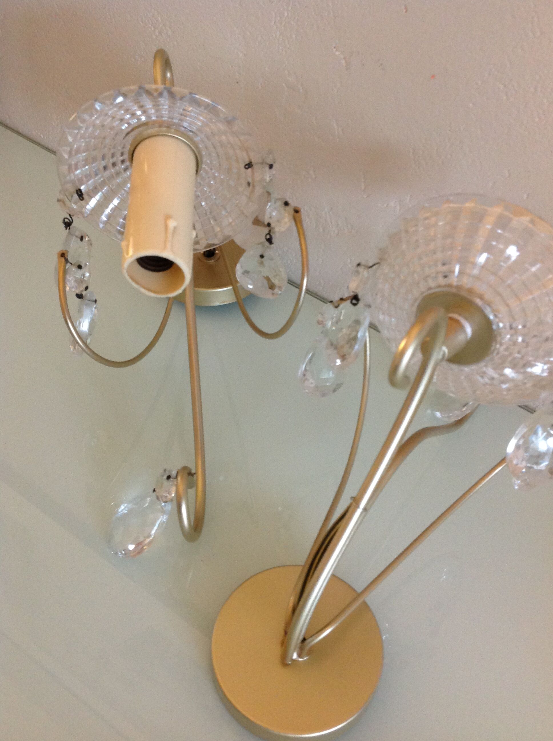 Pair of wall light  50, 60s vintage