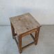 Antique wooden workshop stool