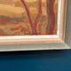Original Swedish Oil on Panel – "Autumn Landscape" – Signed – Vintage and Framed – 46 × 36 cm (18.1" × 14.2")