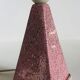 Brussels porcelain lamp with a pink terrazzo effect