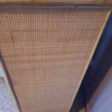 Chest of drawers in rattan and bamboo