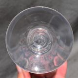 6 laccarat crystal champagne flutes model Cassino stamped